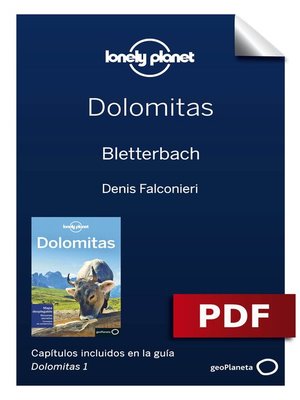 cover image of Dolomitas 1_3. Bletterbach